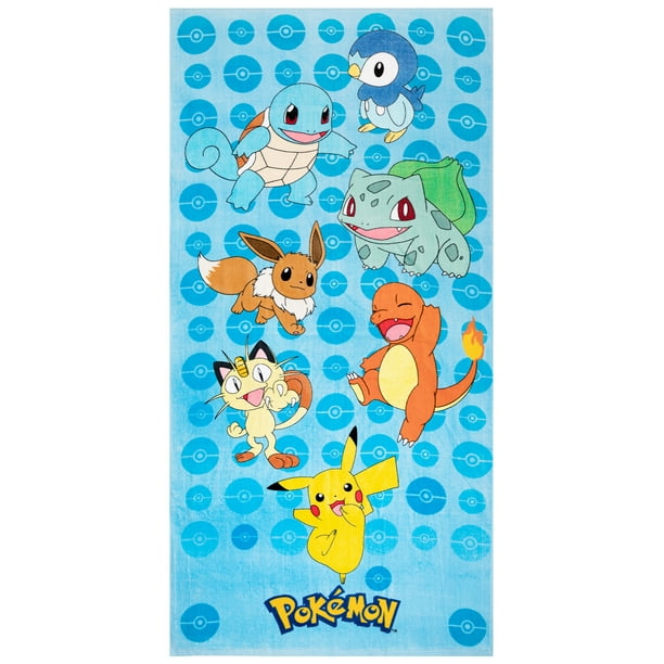 Pokemon 28" x 58" Beach Towel NEW WITH TAGS 